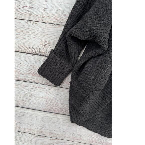 Barefoot Dreams CozyChic Lite Open Front Cardigan Sweater Womens S/M Gray - Picture 4 of 8